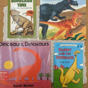 中古英語絵本4冊☆Dinosaurs,Dinosaurs☆DINOSAUR ENCORE☆DINOSAUR TIME☆DANNY AND THE DINOSAUR☆ダイナソー・恐竜☆洋書☆送料込み