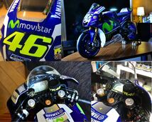 ★【パーツ完全見直し完成品】デアゴスティーニ 1/4ヤマハ YZR-M1 2016 ヴァレンティーノ・ロッシ YAMAHA Valentino Rossi DeAGOSTINI ★_画像3