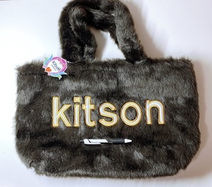 ◆KITSON/キットソン/ファートートバッグ/茶系/未使用美品