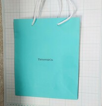 ティファニー TIFFANY ショップ紙袋A（ロゴ小）_画像2