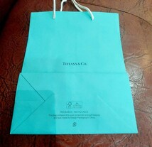 ティファニー TIFFANY ショップ紙袋A（ロゴ小）_画像3