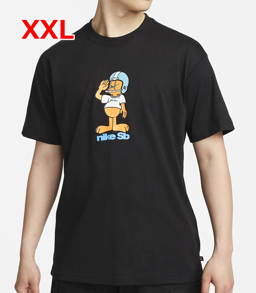 【新品】XXL NIKESB メンズスケートTシャツ FJ1146-010 黒 ナイキエスビースケートボードTEE