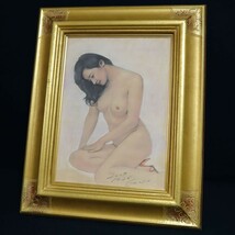石川吾郎　裸婦 パステル美人画　_画像1