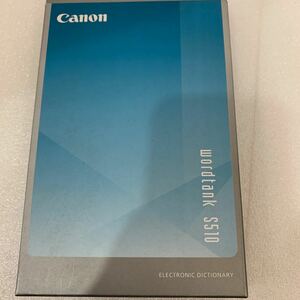 QW3383 Canonキャノン Wordtankワードタンク S510 電子辞書 中古品　0126