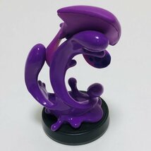 M5078 ●中古 即決●amiibo イカ ネオンパープル (アミーボ スプラトゥーン 紫) ●Splatoon / Squid - Neon Purple_画像6