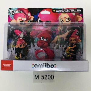 M5200 ●新品 未開封 即決●amiibo トリプルセット タコガール/タコ/タコボーイ アミーボ スプラトゥーン ●Splatoon / Girl Octopus Boy