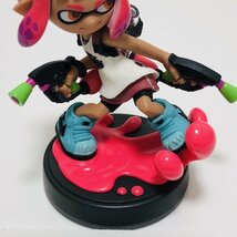 M5228 ●中古 美品 即決●amiibo ガール ネオンピンク (スプラトゥーン アミーボ イカガール) ●Splatoon / Inkling Girl - Neon Pink_画像3