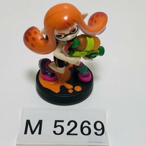 M5269 ●中古 美品 即決●amiibo ガール (アミーボ スプラトゥーン オレンジ イカガール) ●Splatoon / Inkling Girl