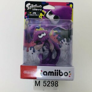 M5298 ●新品 未開封 即決●amiibo イカ ネオンパープル (アミーボ スプラトゥーン 紫) ●Splatoon / Squid - Neon Purple