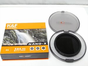 K&F Concept NANO-X 67mm Variable ND32 　可変NDフィルター　ND2-ND32　送料350円　367