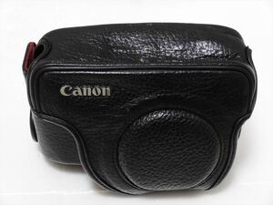 Canon 純正 カメラ 革 ケース SC-DC60A 黒(ブラック) キヤノン デジタルカメラ PowerShot G10 用 レザーケース 送料300円　255