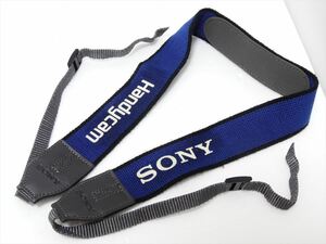 SONY 純正 ストラップ Handycam 幅4cm　青(ブルー) 黒(ブラック) 灰色(グレー) ソニー ハンディカム用 送料140円　628