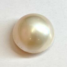 ［マベパール5.9g］D 29.5ct 20.4×20.2mm ルース 裸石 宝石 pearl 真珠 DB5/EB5_画像2