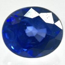 ［天然サファイア 0.811ct］J 約×4.8mmソーティング付 ルース 裸石 宝石 ジュエリー corundum コランダム sapphire jewelry_画像1