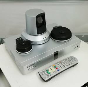 HD映像コミュニケーションユニット KX-VC600 KX-VCA001、KX-VCA002 GP-VD131Jセット ケーブル類なし ビデオ会議システム【H24011920】