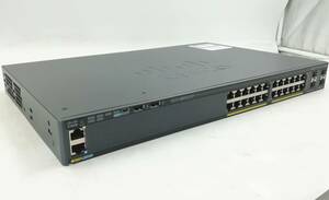 ■【通電OK】CISCO WS-C2960X-24TS-L V03 Catalyst 2960-X シリーズ スイッチングハブ 初期化済 LAN24ポート SFP4ポート 即納【H23071112】