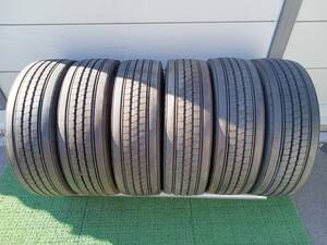 ★残り溝約10.8mm★20年製★ ブリヂストンR225 215/70R17.5 123/121J　6本セット　A1469