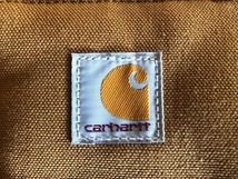 新品 未使用 セール SALE カーハート Carhartt ダック ベスト V01-BRN ブラウン sizS アメリカ USAブランド ワーク Work アウトドア タグ付_画像7