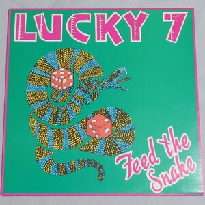 レア盤！LUCKY 7/Feed The Snake/LP//ロカビリーサイコビリーパンクロックンロールネオロカROCKATSロカッツ