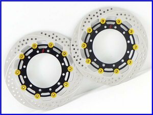 《M2》良品♪2008年 XJR1300FI SUNSTAR プレミアムレーシング フロントディスクローターset♪298mm♪V-MAX/XJR1200♪