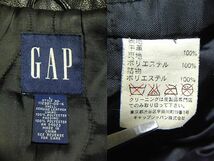 GAP(ギャップ).レザー カーコート L(黒/カークラブ ジャケット/上質.厚手.牛革/中綿入り/50s/バイカー/アメカジ/肩54幅64丈73/freedom/90s)_画像6