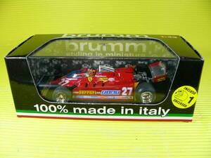  Blum 1/43 Ferrari 126CK turbo G* Bill n-b American GP 1981 #27 ultra rare model ( the cheapest postage retapa520 jpy )