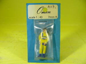 Omen 1/43 アイルトン セナ フィギュア ロータス F1 タイプ 黄 Ayrton Senna (最安送料定形外特定記録400円)