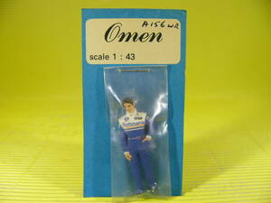 Omen 1/43 アイルトン セナ フィギュア ウィリアムズ F1 タイプ 青 Ayrton Senna (最安送料定形外特定記録400円)