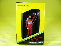 TSM 1/43 アイルトン セナ フィギュア マクラーレン F1 タイプ4 1988 赤 Ayrton Senna (最安送料定形外特定記録400円)_画像1