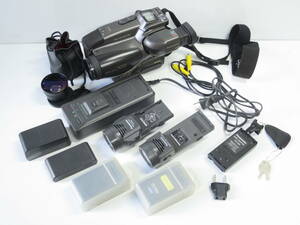 panasonic NV-S99 VIDEO DC LIGHT VZ-LDS15 VW-LW3707 S-VHSC パナソニック カメラケース　ビデオカメラ　ハロゲン照明　ワイドレンズ