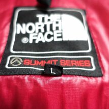 THE NORTH FACE ノースフェイス サミットシリーズ アコンカグア ダウンジャケット メンズ Lサイズ 正規品 レッド Z2158_画像6