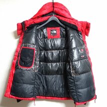 THE NORTH FACE ノースフェイス サミット ハイベント UIAA ヒマラヤン パーカ ダウンジャケット 900FP メンズ Mサイズ 正規品 レッド Z2381_画像3