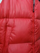 THE NORTH FACE ノースフェイス ヌプシ ダウン ベスト 700FP メンズ Sサイズ 正規品 レッド D5813_画像7