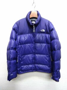 THE NORTH FACE ノースフェイス ヌプシ ダウン ジャケット 700FP レディース XLサイズ 正規品 パープル ブルー D6125