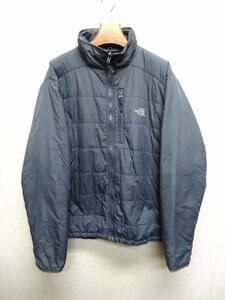 THE NORTH FACE ノースフェイス 中綿ジャケット メンズ XLサイズ 正規品 ネイビー ブラック D6176