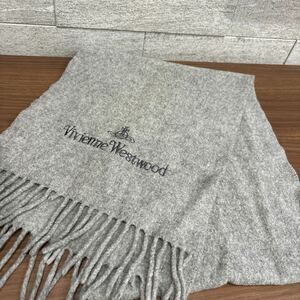 ヴィヴィアンウエストウッドマフラー ストール VivienneWestwood グレー