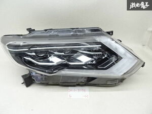 【LED デイライト点灯OK】 日産 純正 NT32 エクストレイル 後期 LED ヘッド ライト ランプ 右 右側 運転席側 KOITO 100-23746 印字W 棚J-11