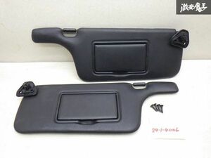 日産 純正 S15 シルビア スペックR SR20DET ノーマル サンバイザー 左右セット 黒系 内装 日除け 即納 在庫有 棚24-2