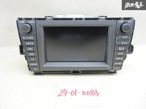 【保証付】トヨタ 純正 ZVW30 30系 プリウス HDDナビ 地図データ 2015年 CD DVD 再生OK Bluetooth 接続OK 86100-47030 本体のみ 棚A-2-3