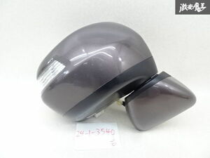 【実働外し】 ホンダ 純正 JF1 JF2 N-BOX Nボックス ドアミラー 右 右側 運転席側 電動格納 11ピン ブラウンメタ系 割れ無し 即納 棚13-1