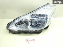 トヨタ 純正 ZVW40 プリウスα LED ヘッドライト ヘッドランプ 左 左側 助手席側 MD E13 13132 点灯OK 訳有品 即納 棚16-4_画像1