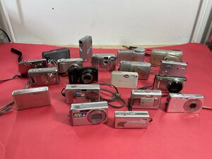 【ジャンク品】デジタルカメラ 19個 まとめて RICOH FUJIFILM Nikon SONY MINOLTA OLYNPUS CASIO PENTAX NEC【動作未確認】