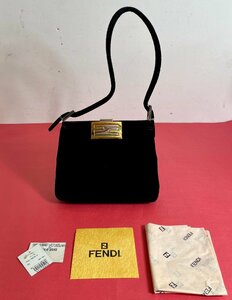 【長期保管品】フェンディ FENDI ミニショルダー ブラック 黒 イタリア製 ベッチン?