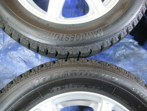 激安即決！美品 TOPRUN 13-4B 4H/100 ET45 ＋冬タイヤ BRIDGESTONE 155/65R13 2022年製 ワゴンR ラパン アルト セルボ パレット T007975_画像8