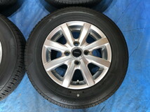 激安即決！タイヤ＋ホイール！TOPRUN 13-4.0B 4H/100 ET45 + 145/80R13 中古4本 N-BOX/スペーシア/タント/ミラココア等！HM000847_画像5