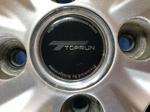 激安即決！タイヤ＋ホイール！TOPRUN 13-4.0B 4H/100 ET45 + 145/80R13 中古4本 N-BOX/スペーシア/タント/ミラココア等！HM000847_画像7