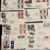 エンタイヤ エンタイヤNo.4 航空郵便 封筒 アメリカ 外国 切手 エアーメール 昭和レトロ雑貨 1960年代　まとめ売り_画像4