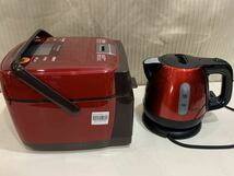 【2点セット】三菱 IHジャー炊飯器 NJ-SS06R-R形 T-fal 電気ケトルAPRECIA+ 0.8L ゆ_画像9