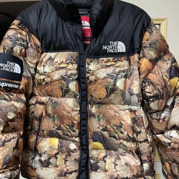 Supreme The North Face Nuptse Jacket 枯葉