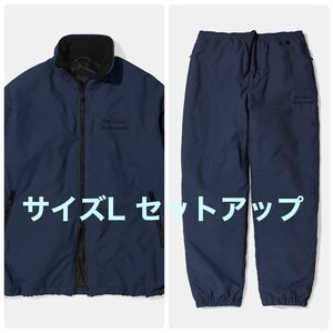 ENNOYとスタイリスト私物 NYLON PADDED JACKET PANTS (Estate Blue) L セットアップ